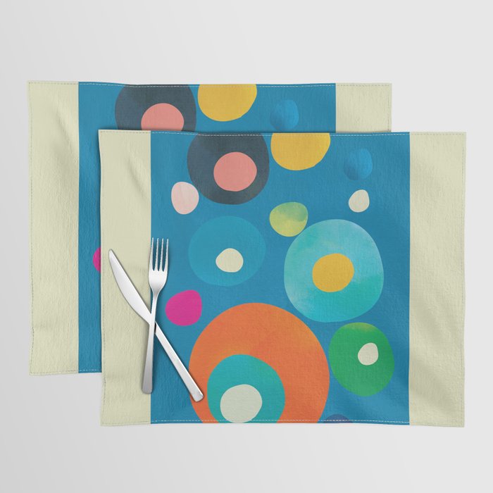 Mid-Century Abstract Balance 14 Placemat Gallery Image 1