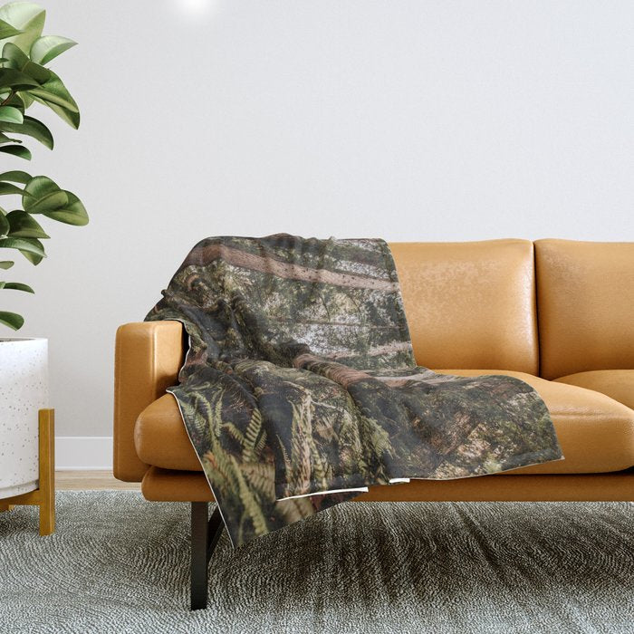 Forest Adventure - Redwood National Park Hiking Throw Blanket Gallery Image 1