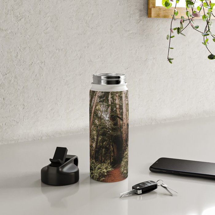Forest Adventure - Redwood National Park Hiking Water Bottle Gallery Image 4