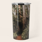 Forest Adventure - Redwood National Park Hiking Travel Mug Gallery Image 1
