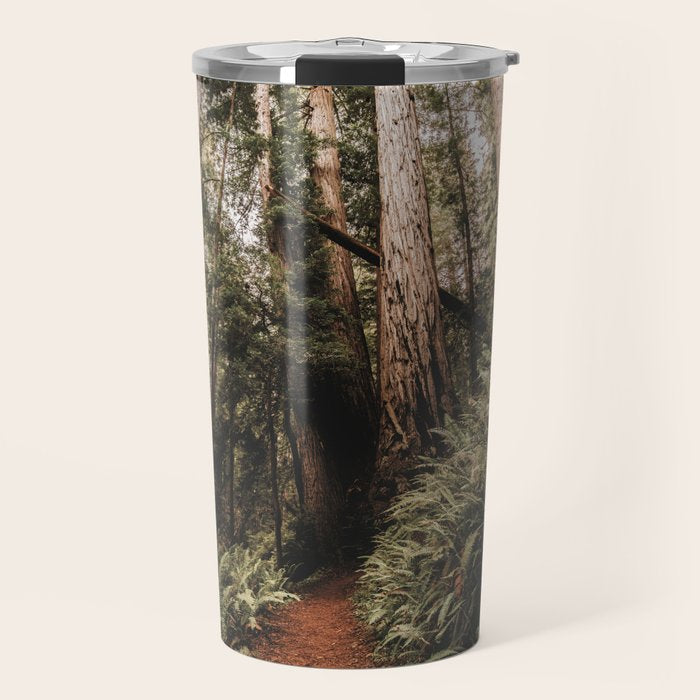 Forest Adventure - Redwood National Park Hiking Travel Mug Gallery Image 1