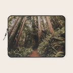Forest Adventure - Redwood National Park Hiking Laptop Sleeve Gallery Image 1