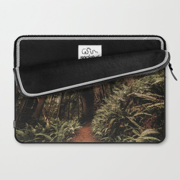 Forest Adventure - Redwood National Park Hiking Laptop Sleeve Gallery Image 2