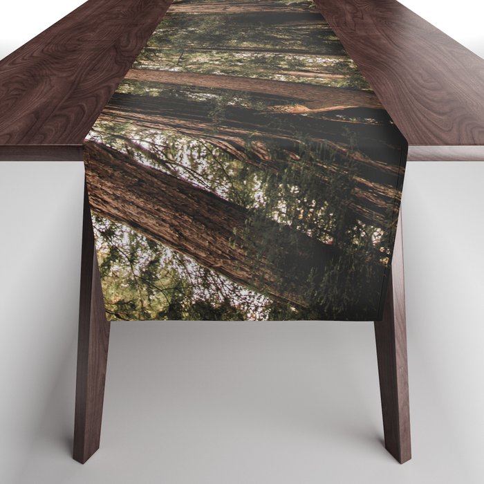 Forest Adventure - Redwood National Park Hiking Table Runner Gallery Image 1