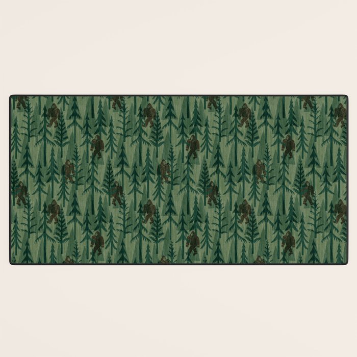 Subtle Sasquatch - Forest  Desk Mat Gallery Image 3