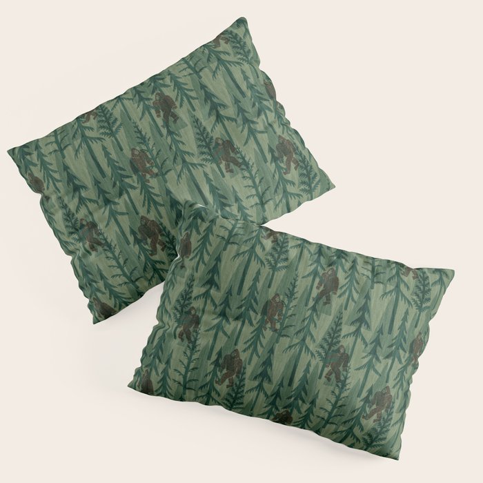 Subtle Sasquatch - Forest  Pillow Sham Gallery Image 3