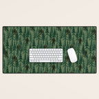 Subtle Sasquatch - Forest  Desk Mat Gallery Image 1