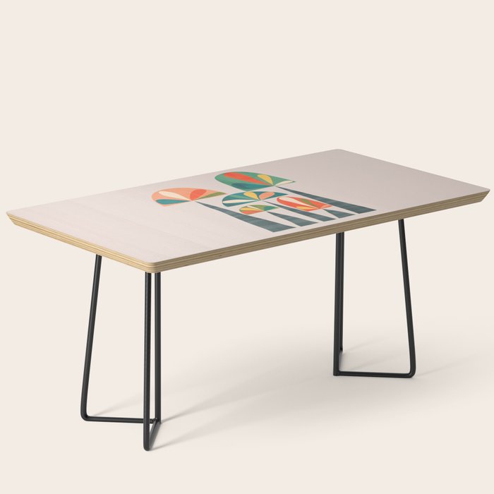 Quirky retro palm trees Coffee Table Gallery Image 1
