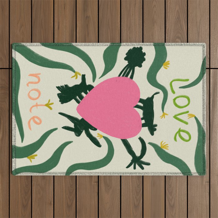 LOVE NOTE Outdoor Rug Gallery Image 1