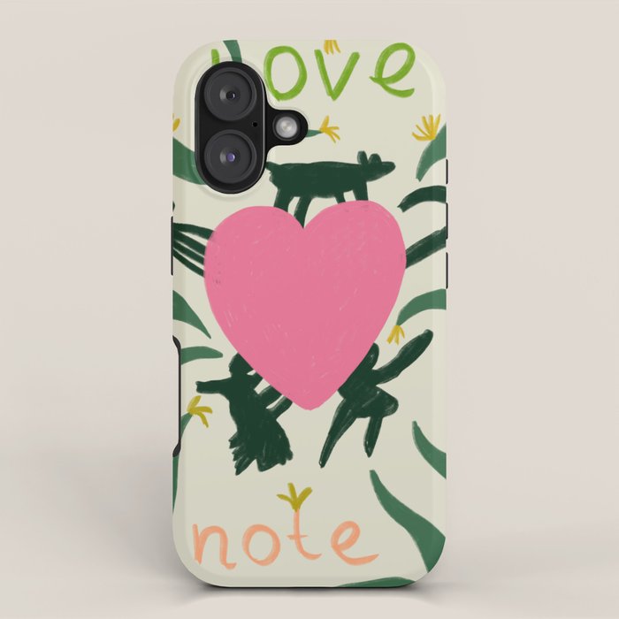 LOVE NOTE iPhone Case Gallery Image 1