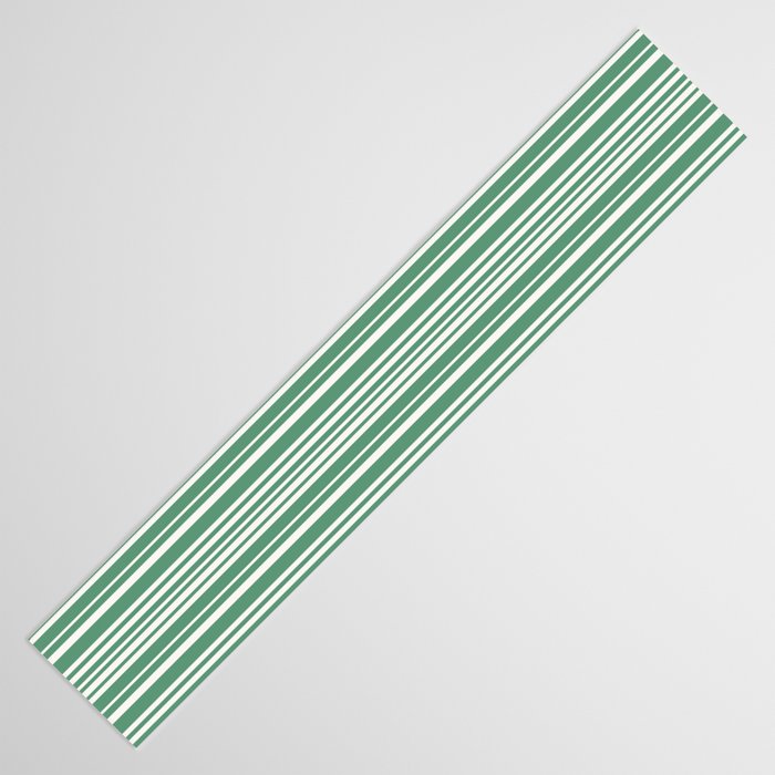 Classic Stripes XXXIX - Kelly Green Table Runner Gallery Image 3