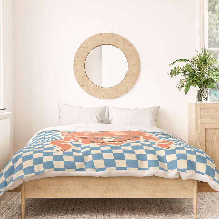 Tibetan tiger  Duvet Cover Gallery Image 3