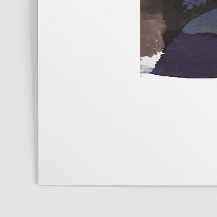 Indigo Brushwork Poster Gallery Image 3