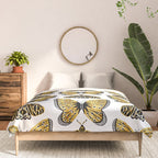 Golden Butterfly & Moth Comforter Gallery Image 3