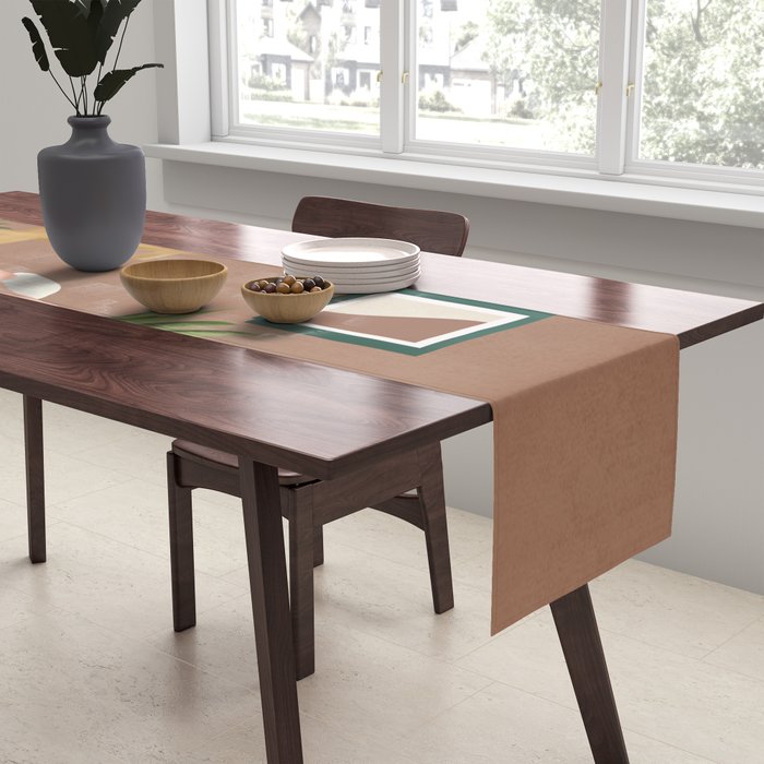Wooden floors, walls and window sills Table Runner Gallery Image 2