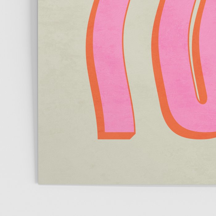 Favorite Word: Peach Wavy Edition Poster Gallery Image 3