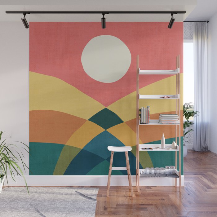 Rolling hills Wall Mural Gallery Image 1