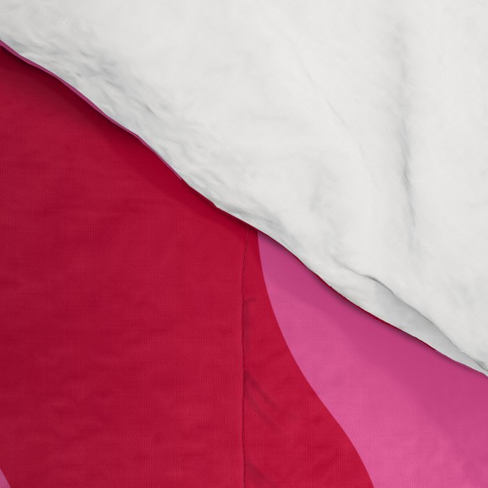  Red and Pink Candy Striped Waves Comforter Gallery Image 4