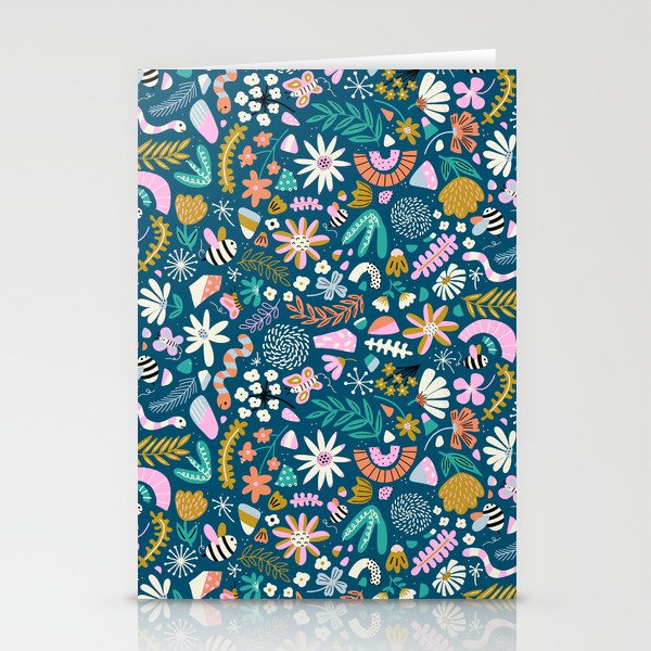 Cute Insects Kids Pattern Stationery Card Gallery Image 1