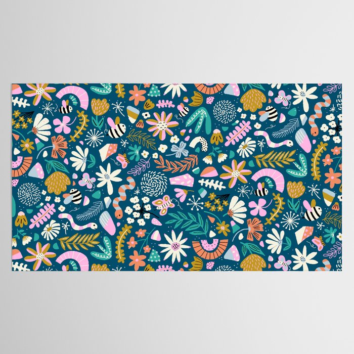 Cute Insects Kids Pattern Tablecloth Gallery Image 2