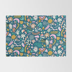 Cute Insects Kids Pattern Rug Gallery Image 2