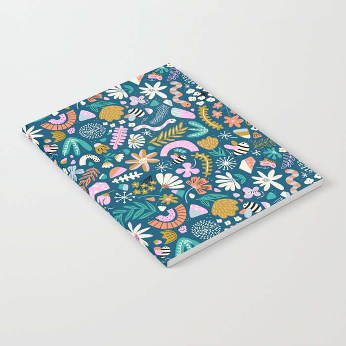 Cute Insects Kids Pattern Notebook Gallery Image 1