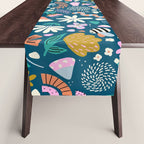 Cute Insects Kids Pattern Table Runner Gallery Image 1