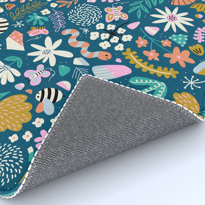 Cute Insects Kids Pattern Rug Gallery Image 4