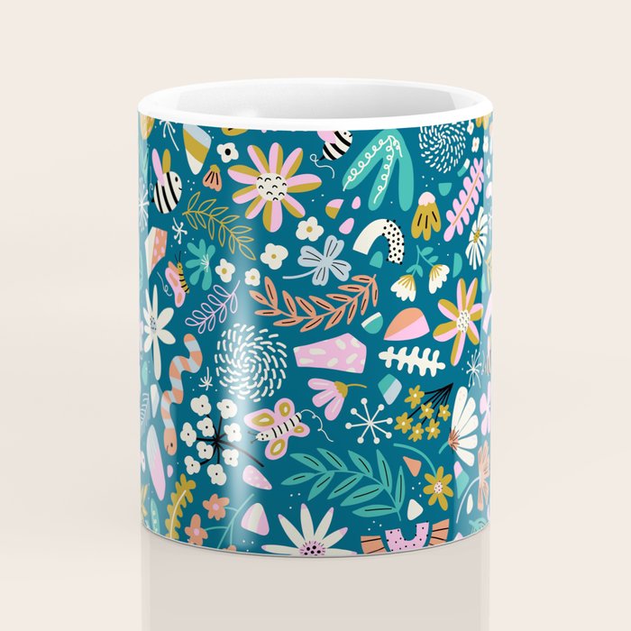 Cute Insects Kids Pattern Coffee Mug Gallery Image 4