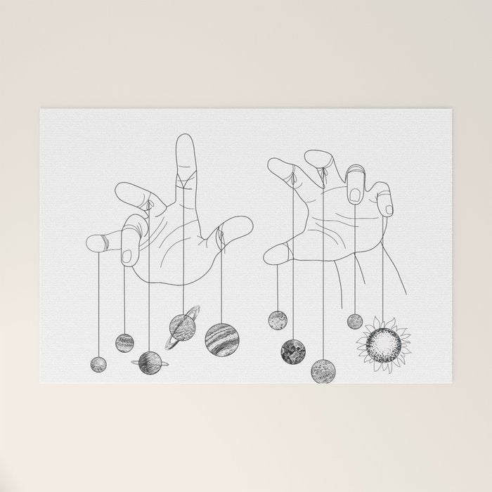 Solar System II Welcome Mat Gallery Image 1