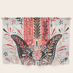 Hamsa Hand - Red & Black Palette Wall Hanging Gallery Image 1
