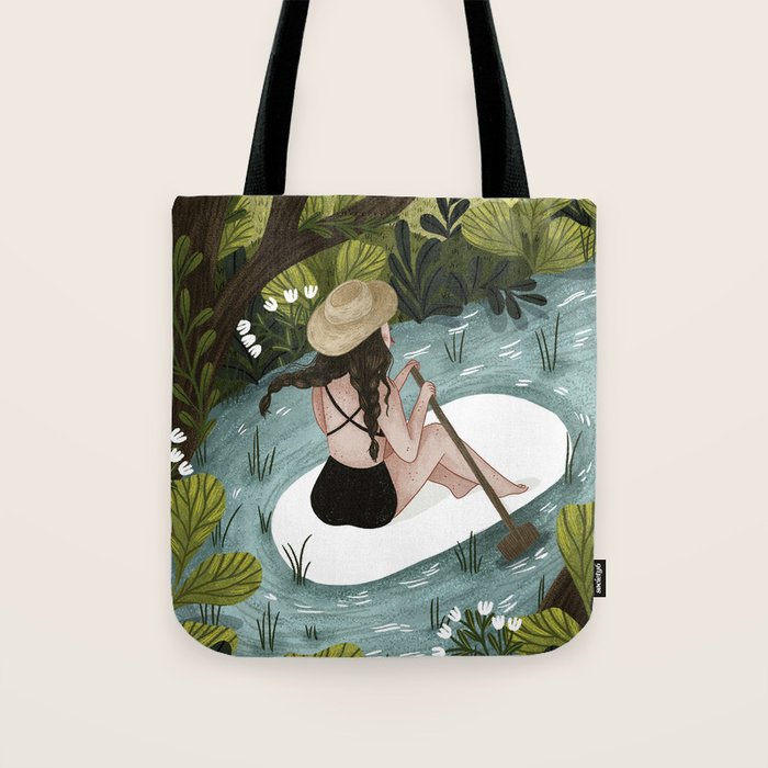 Down the River Tote Bag Gallery Image 1