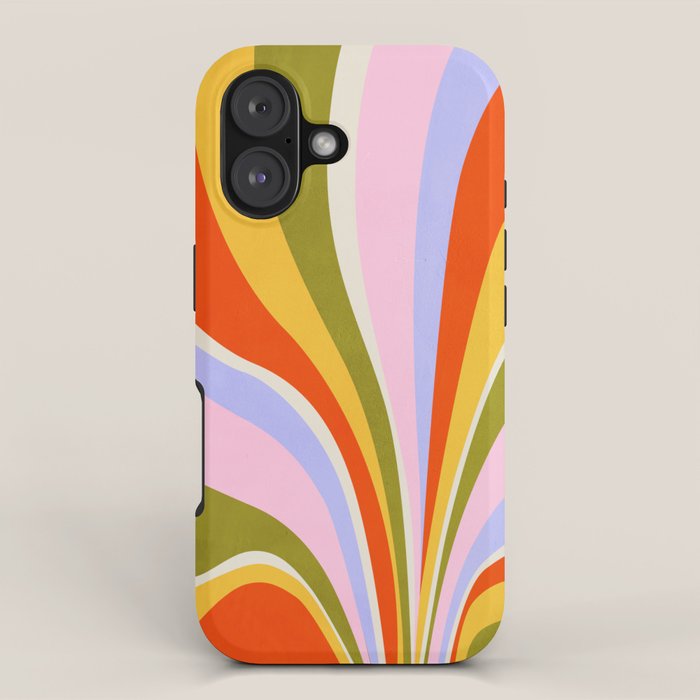 Candy Paint: Sunrise | Mid Century Retro Edition iPhone Case Gallery Image 1