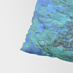 Claude Monet Water Lilies BLUE Pillow Sham Gallery Image 4