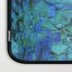 Claude Monet Water Lilies BLUE Laptop Sleeve Gallery Image 3