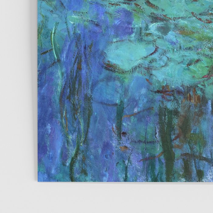Claude Monet Water Lilies BLUE Poster Gallery Image 3