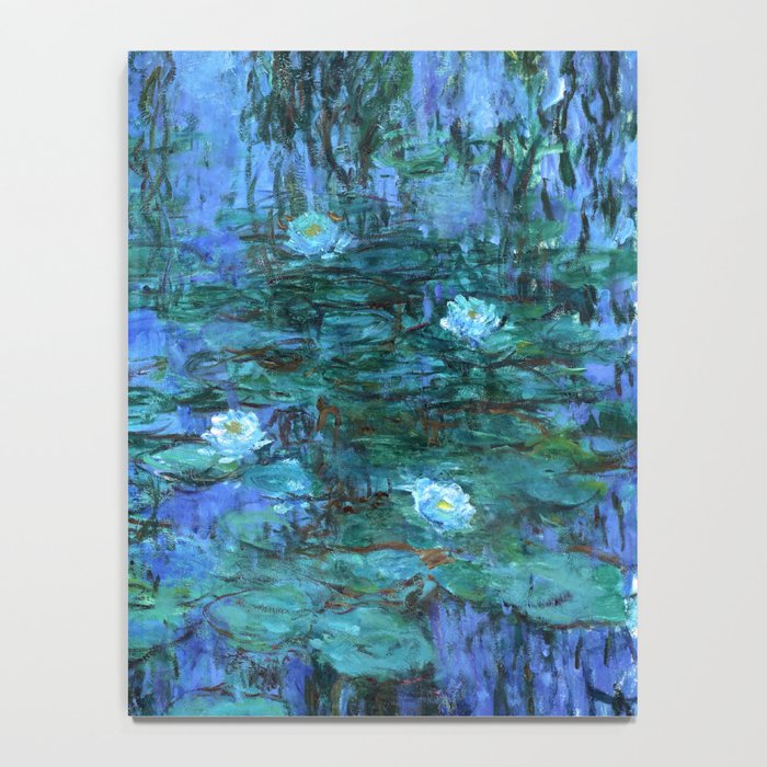Claude Monet Water Lilies BLUE Notebook Gallery Image 4