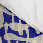 Playful strokes #3 / Beige on Blue Comforter Gallery Image 4