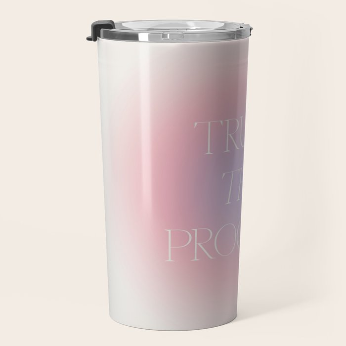 Trust The Process Gradient Lavender & Pink Travel Mug Gallery Image 3