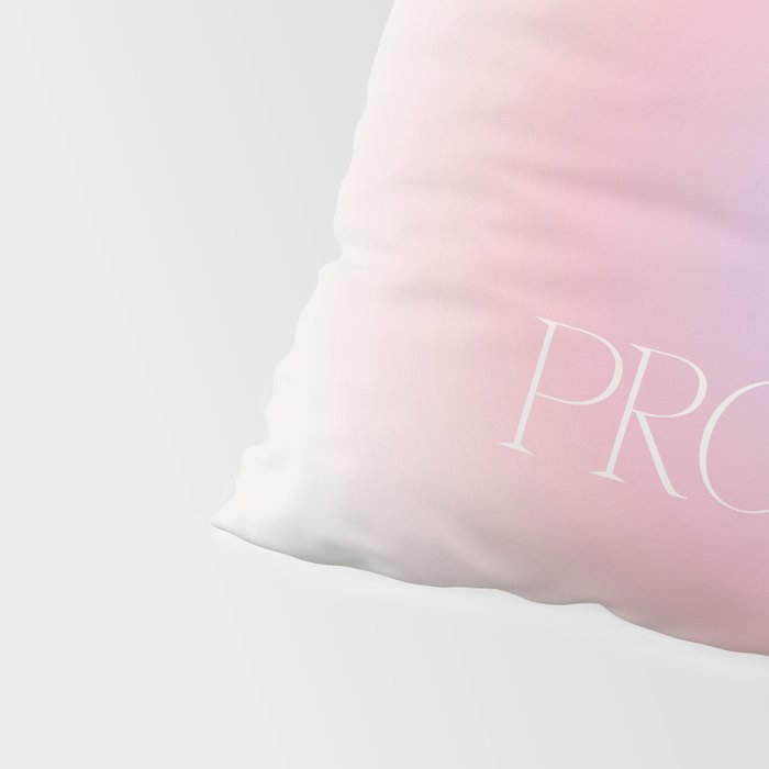 Trust The Process Gradient Lavender & Pink Pillow Sham Gallery Image 4