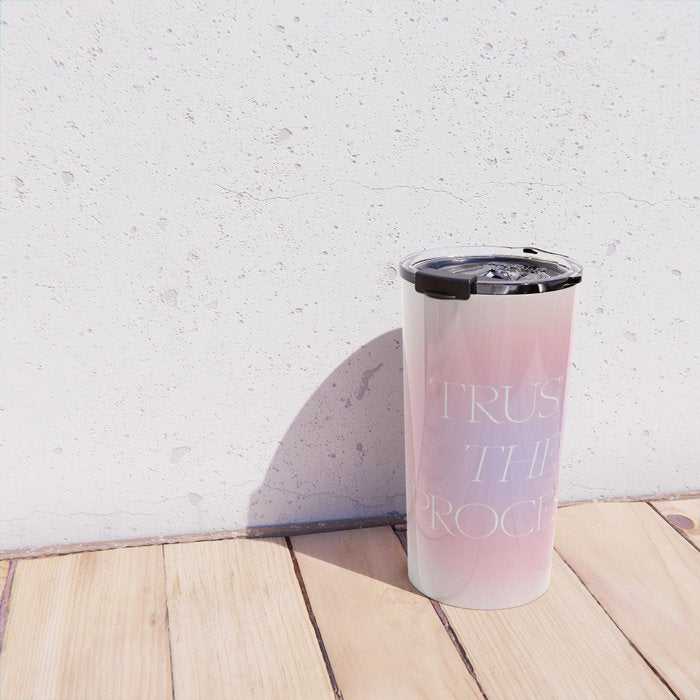 Trust The Process Gradient Lavender & Pink Travel Mug Gallery Image 4
