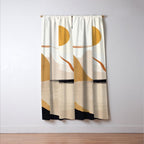 Minimal Abstract Art Landscape 31 Window Curtain Gallery Image 3