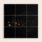 Cat Landscape 117: Catstronomy Wood Wall Art Gallery Image 1