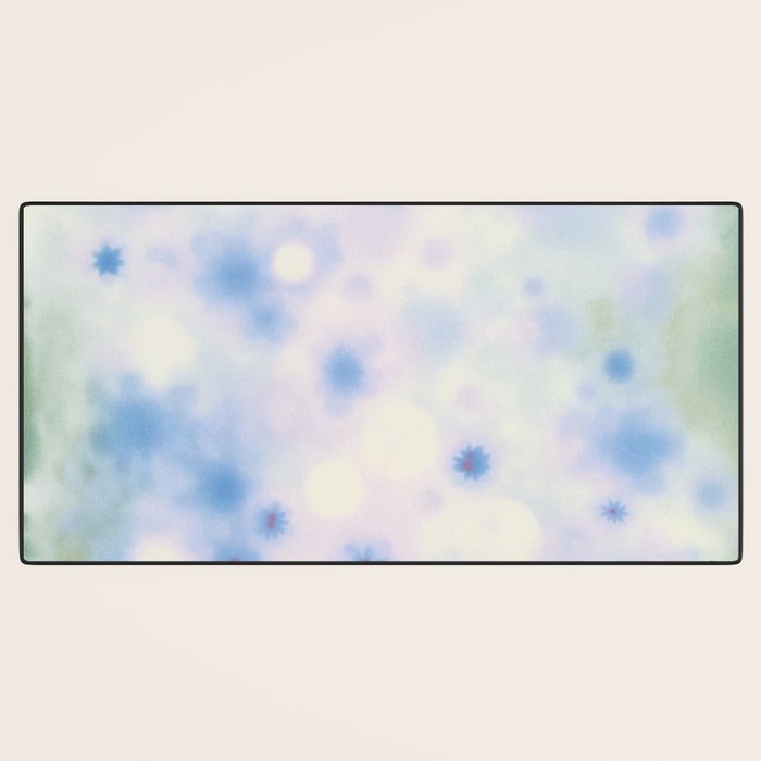 Daydream Daisies in a Soft Pastel Purple Haze Desk Mat Gallery Image 3