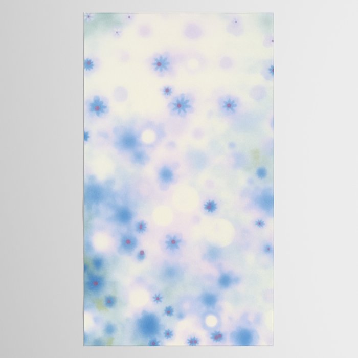 Daydream Daisies in a Soft Pastel Purple Haze Tablecloth Gallery Image 2