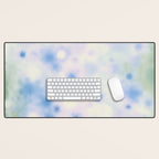 Daydream Daisies in a Soft Pastel Purple Haze Desk Mat Gallery Image 1