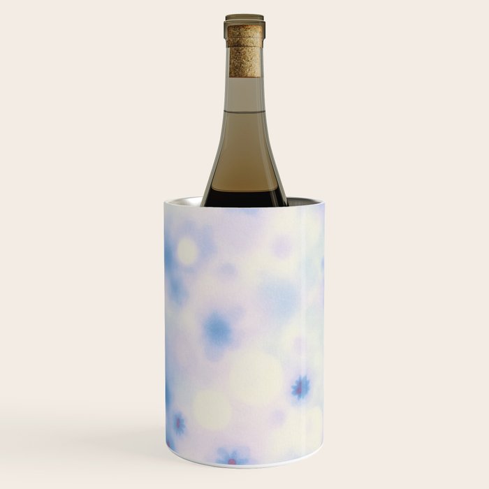 Daydream Daisies in a Soft Pastel Purple Haze Wine Chiller Gallery Image 1