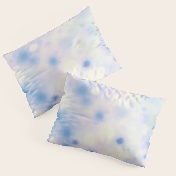 Daydream Daisies in a Soft Pastel Purple Haze Pillow Sham Gallery Image 1