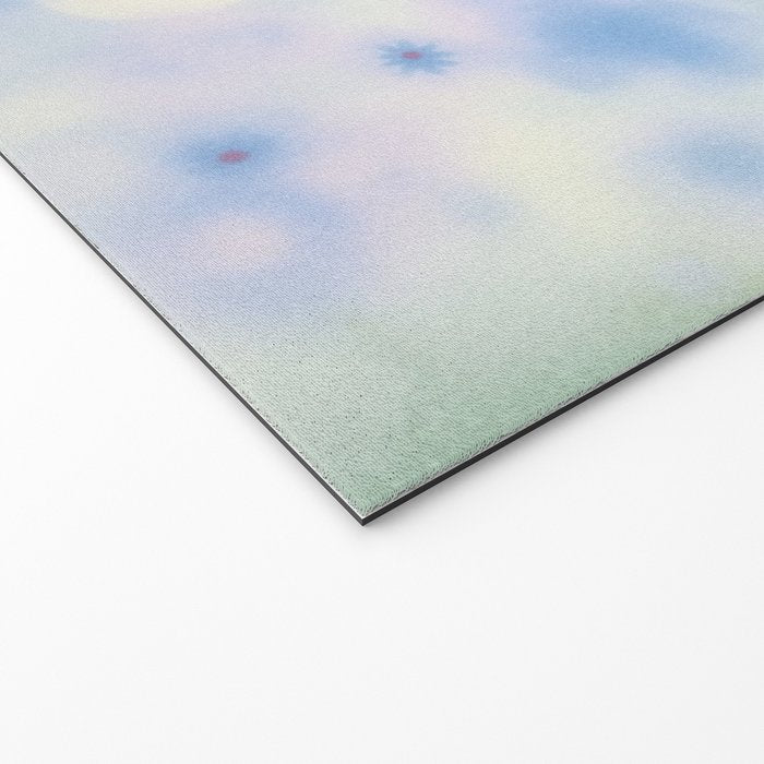 Daydream Daisies in a Soft Pastel Purple Haze Welcome Mat Gallery Image 2