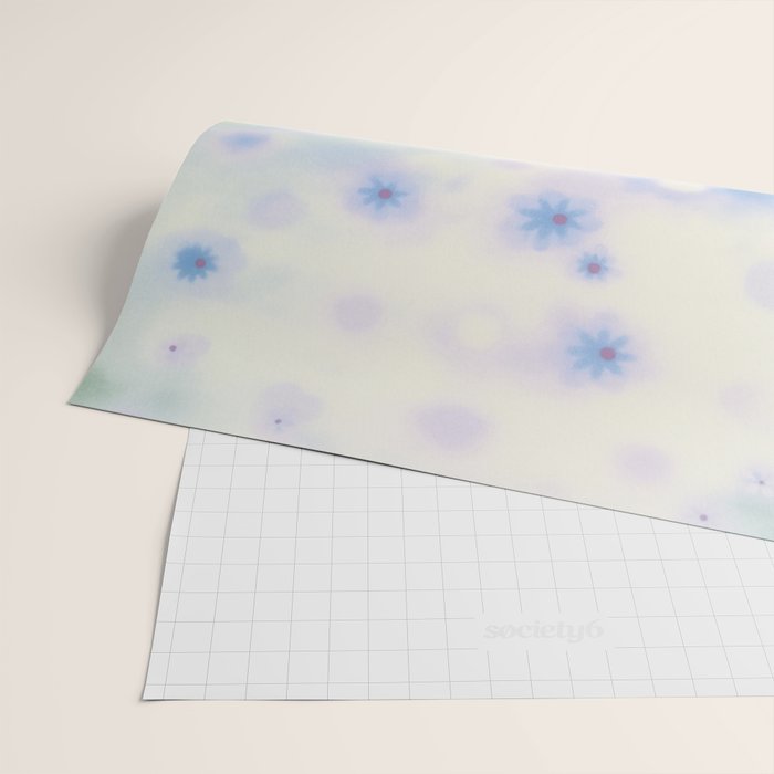 Daydream Daisies in a Soft Pastel Purple Haze Wrapping Paper Gallery Image 2